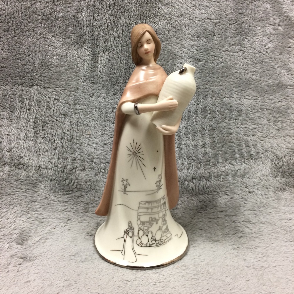 HAWTHORNE VILLAGE Silver Blessings Nativity Crèche Bountiful Water Bearer